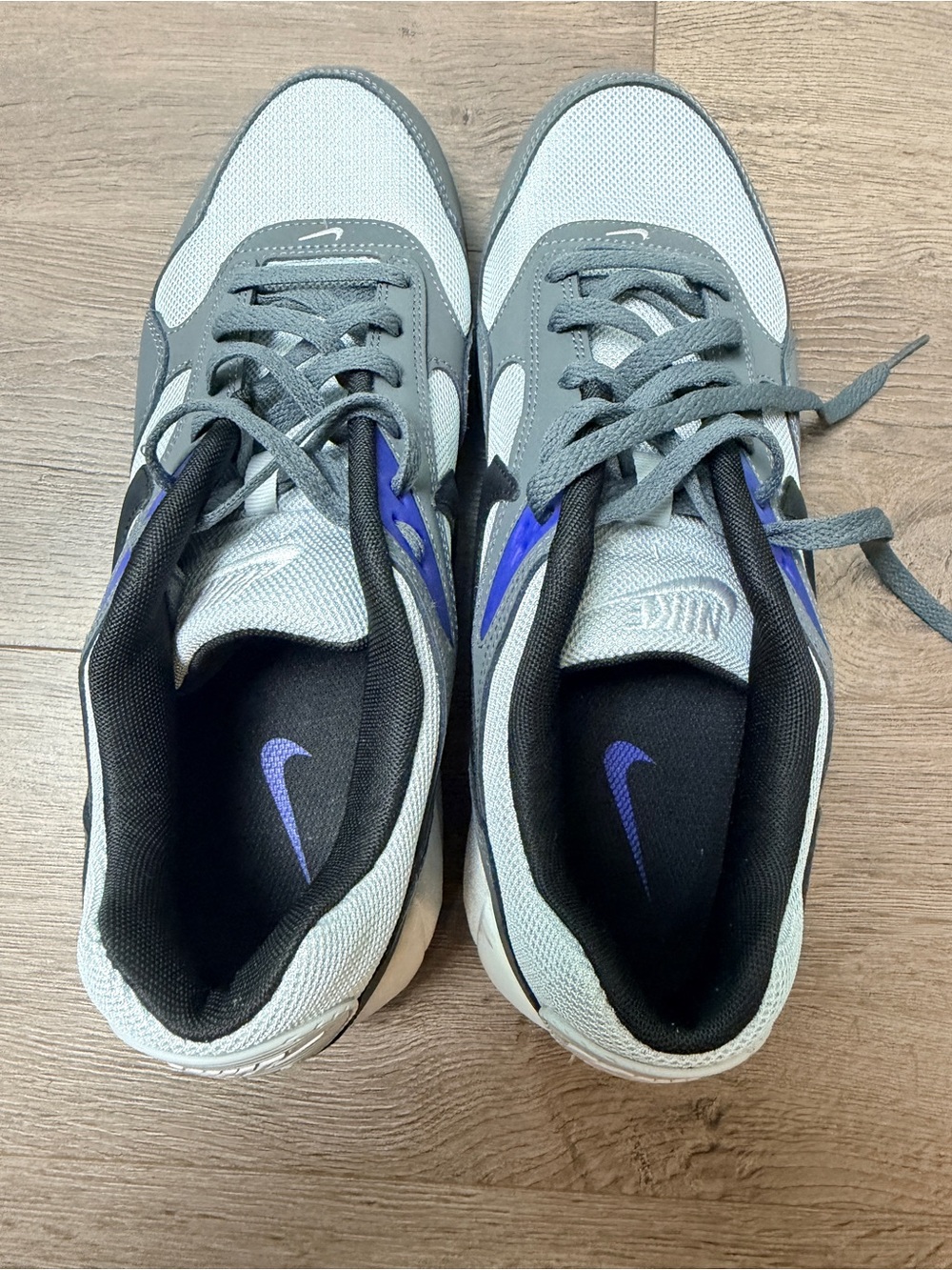 Men’s Nike Air Max Correlate Sneakers Grey Black Royal Blue - Size 11 - Like NEW - Picture 8 of 8